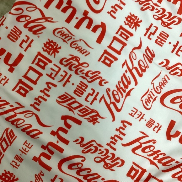 Coca Cola Women’s White with Red Logo Print Bodysuit &/or Swimsuit - Picture 4 of 4